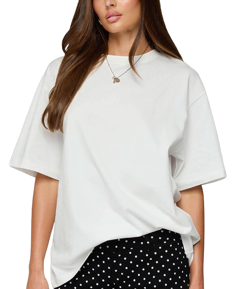 Edikted Devan Oversize Cotton T-shirt In Gray