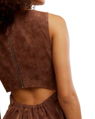 Atlas Faux Suede Mini Dress