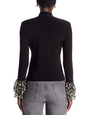 Vickiana Foliage Printed Top