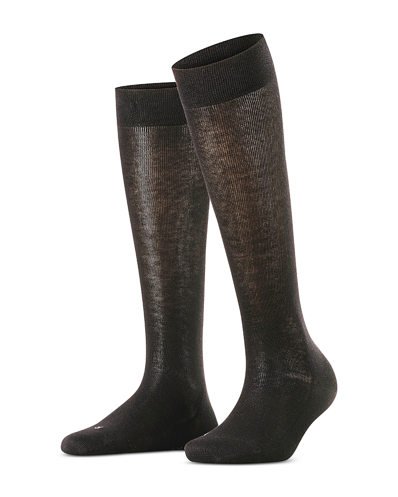 Falke Sensitive London Knee High Socks In Black
