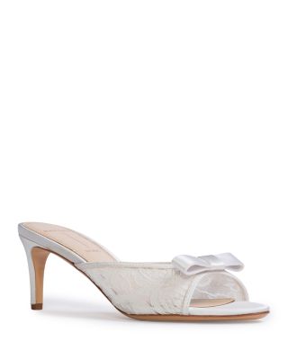 Women's Lace Slipper Mule Sandals