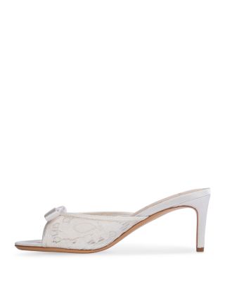 Women's Lace Slipper Mule Sandals