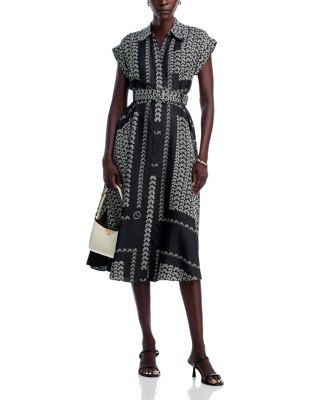 Serena Rolled Sleeve Shirt Dress