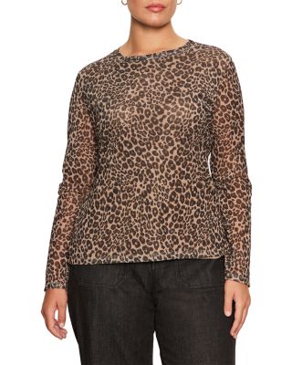 Long Sleeve Mesh Top