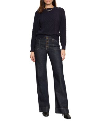 Nomad Cable Popover Sweater