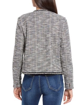 Charlotte Collarless Tweed Jacket