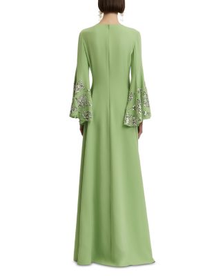 Embellished Sleeve Gown