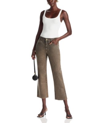 Mika Cropped Jeans in Beaver