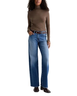 Adria Low Rise Wide Leg Jeans in Headline