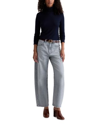 Hattie High Rise Barrel Jeans in Al Fresco