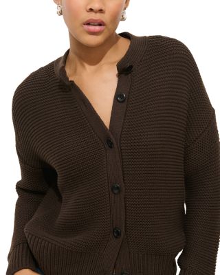 Nico Crewneck Cotton Cardigan