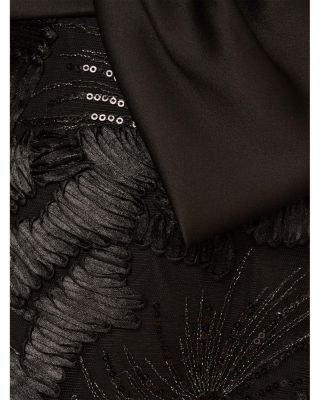 Strapless Embellished Midi Dress