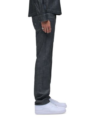 Wes Classic Straight Jeans in Coated Gunmetal