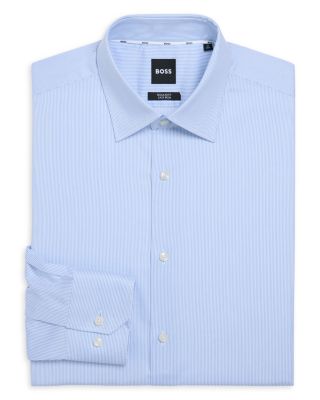 Joe Stretch Striped Button-Front Shirt