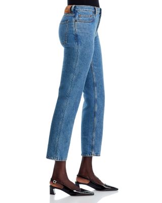 Dalia Straight Jeans in Mid Blue