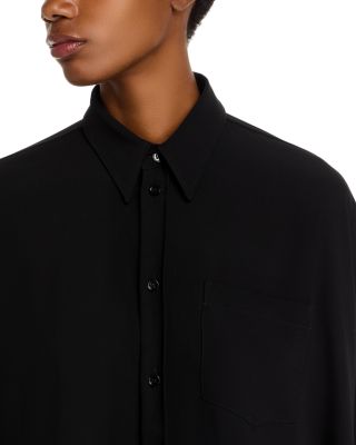 Fluid Button Front Shirt