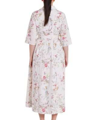  Francesca Collared Belted Maxi Dress