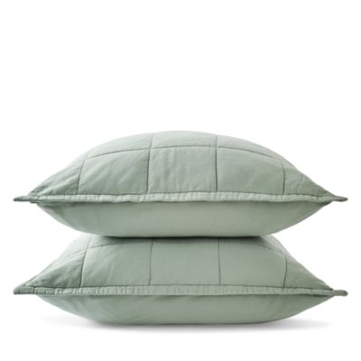 Laundered Cotton Euro Sham, Pair