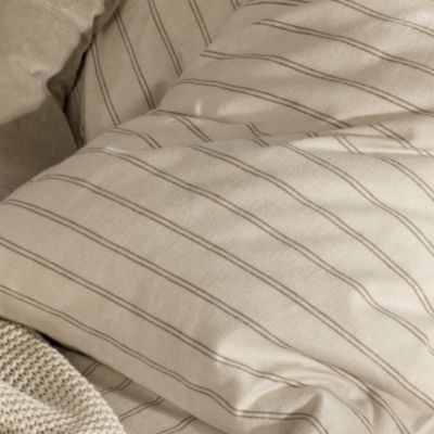 Flannel Marl Stripe Sheet Set