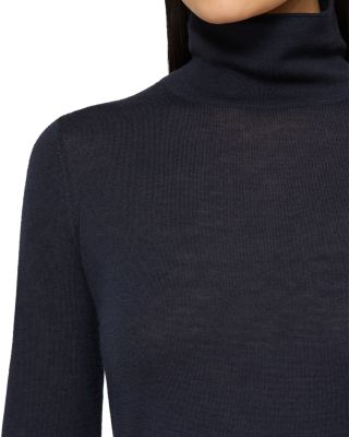 Lafayette 148 New York Cashmere Stand Collar Pullover Sweater