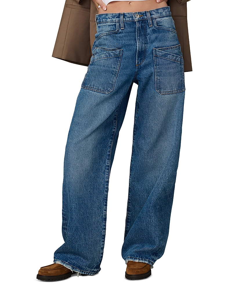 Joe's Jeans The Double Pocket Barrel Jeans In Glorious In Blue