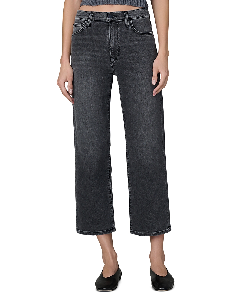 Joe's Jeans The Blake Cropped Wide Leg Jeans In Affluence In Gray