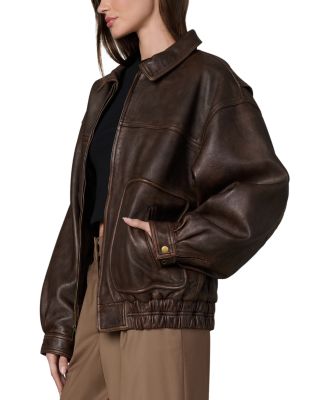 The Luca Leather Bomber Jacket