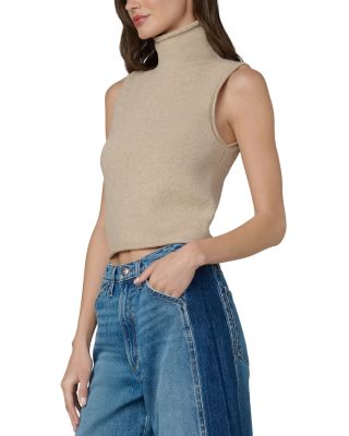 The Stevie Sleeveless Roll Neck Sweater