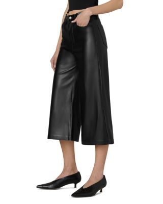 The Culotte Faux Leather Pants