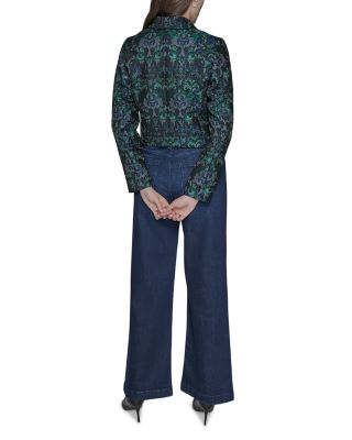 Cropped Motif Blazer