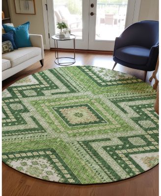 Dalyn Portico Washable PO5 Round Area Rug, 8' x 8'