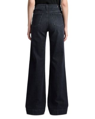 Modern Dojo Flare Leg Jeans in Black