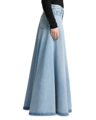 Drama Full Length Denim Skirt in September  