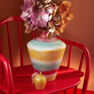 Poppery Vase With Apple Topper