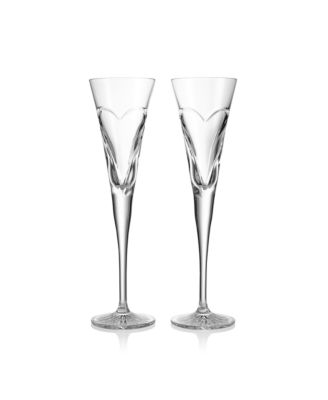 Waterford - Wishes "Love & Romance" Toasting Flutes, Set of 2