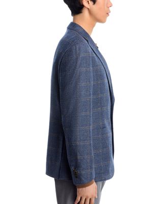 Loro Piana Wool & Silk Fabric Windowpane Unstructured Regular Fit Sport Coat - Exclusive