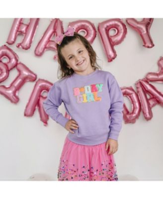 Girls' Birthday Girl Patch Sweatshirt - Baby, Little Kid, Big Kid