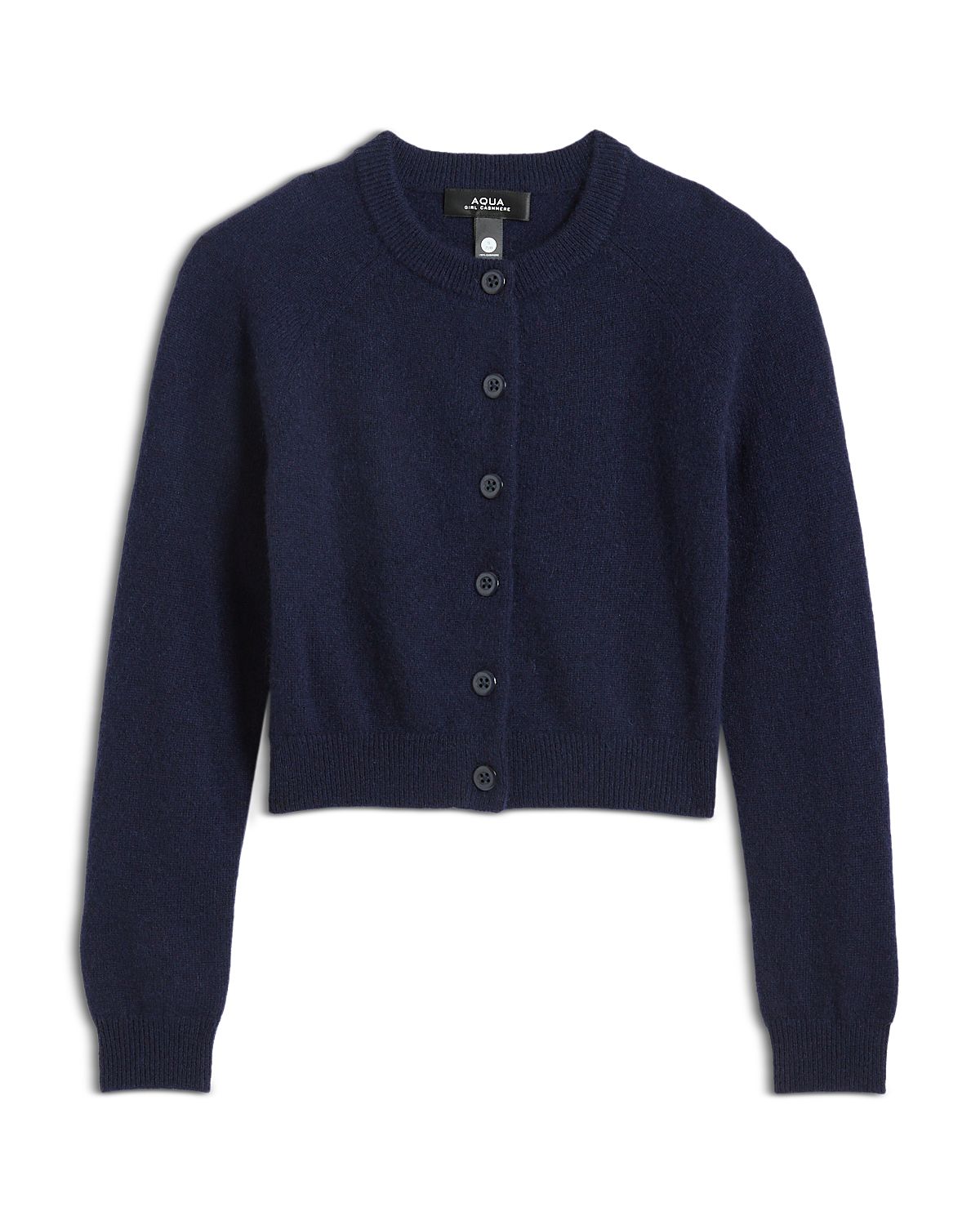 Aqua Girls' Knitted Cashmere Cardigan, Big Kid - Exclusive
