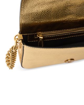 Love One Slouchy Baby Leather Crossbody Bag