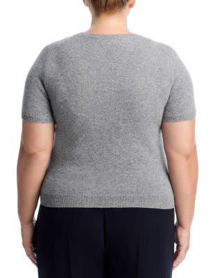 100% Cashmere Short Sleeve Crewneck Sweater - Exclusive
