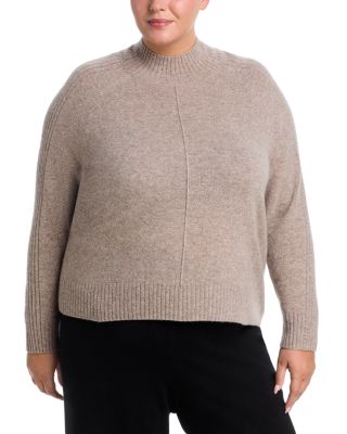 100% Cashmere Mock Neck Sweater - Exclusive