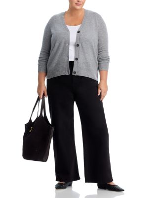 100% Cashmere V Neck Cardigan Sweater - Exclusive