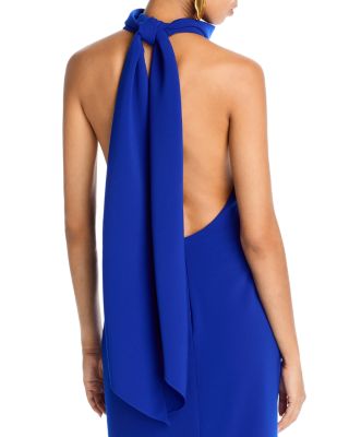Halter Tie Back Gown