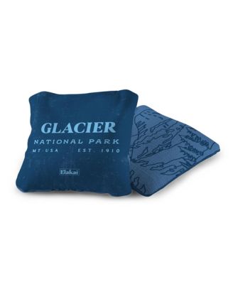 6x6 Glacier National Park Durasuede + Turbo Polyglide Pilot Versacraft Cornhole Bags