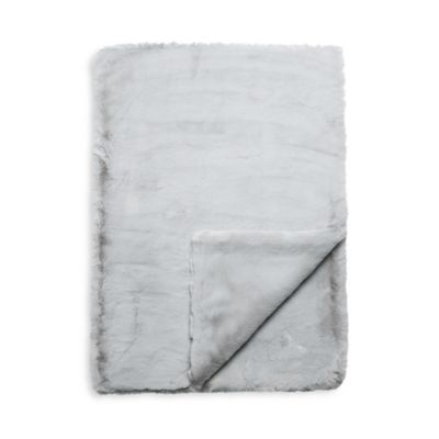 Big Rabbit Double Sided Faux Fur Throw Blanket - Exclusive