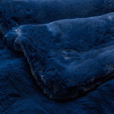 Big Rabbit Double Sided Faux Fur Throw Blanket - Exclusive