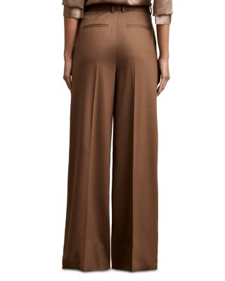 Solene Wool Blend Wide Leg Pants