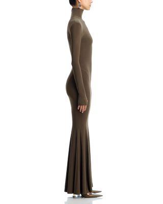Turtleneck Fishtail Gown