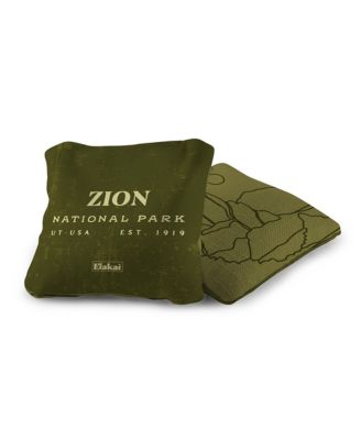 6x6 Zion National Park Durasuede + Turbo Polyglide Pilot Versacraft Cornhole Bags
