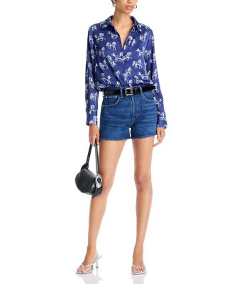 Horse Print Relaxed Shirt -Exclusive